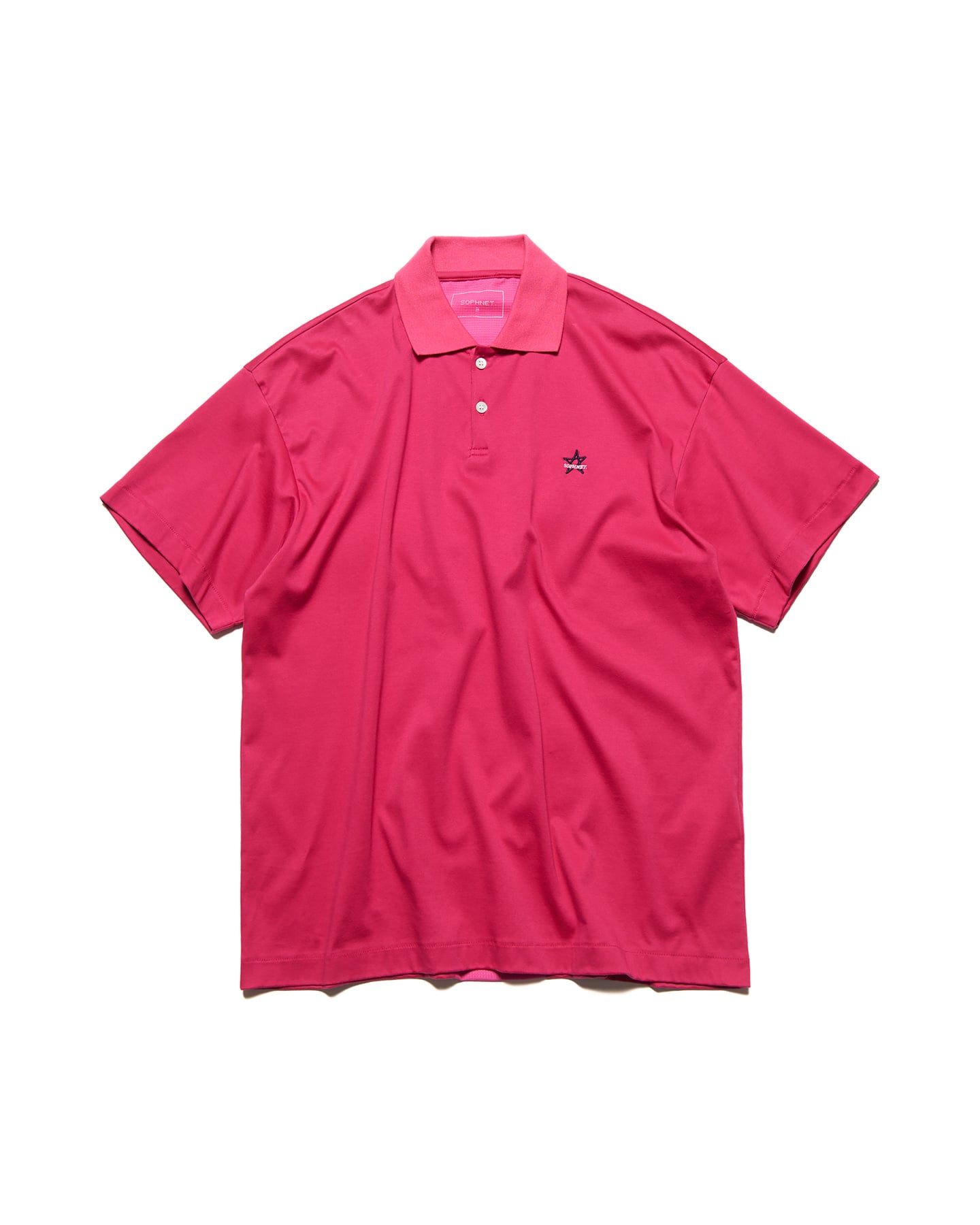 SOPH. | STAR S/S POLO SHIRT(5 (XXL) PINK):