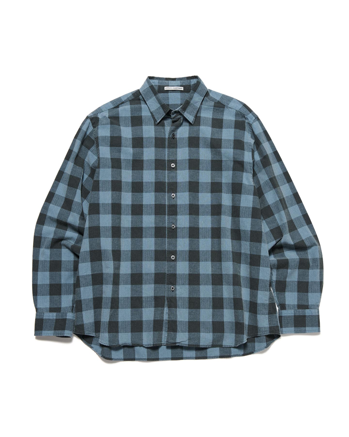 SOPH. | FADE SHIRT(2 A(BLACK × BLUE CHECK)):
