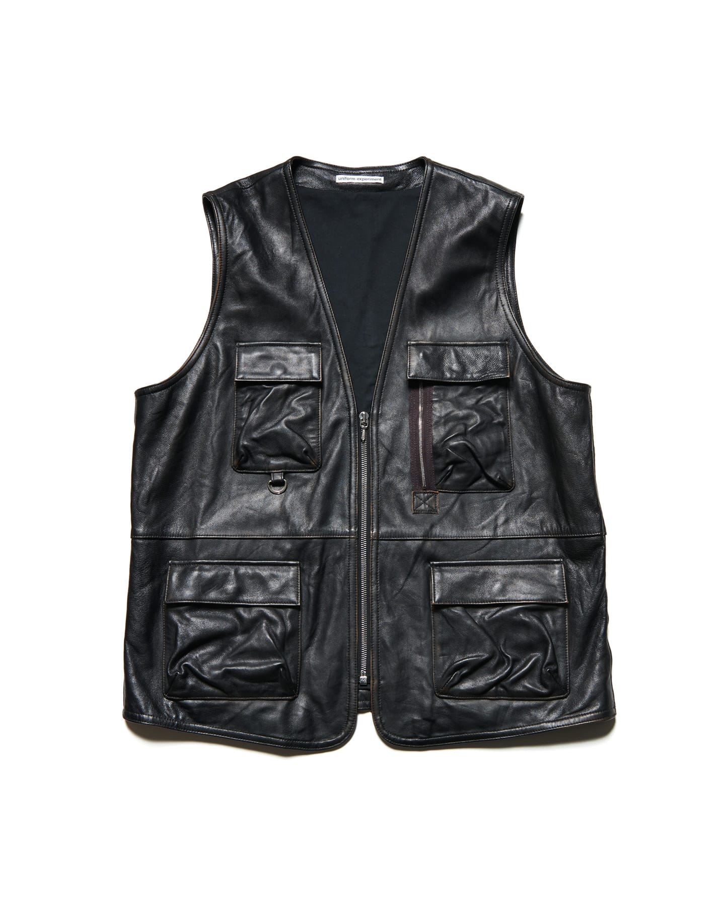 SOPH. | LEATHER 4POCKET VEST(2 (M) BLACK):