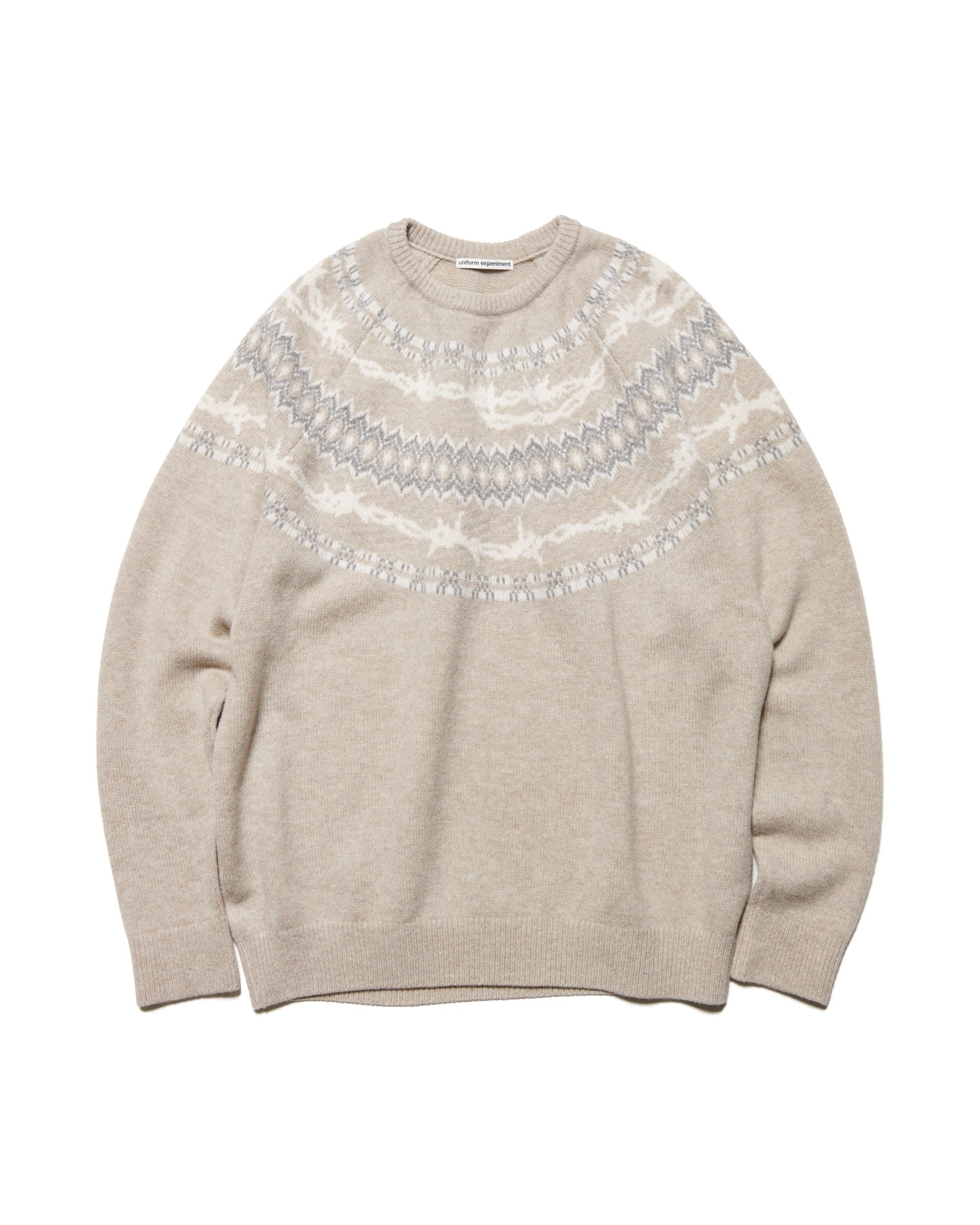 SOPH. | ENTANGLED NORDIC SWEATER(2 (M) BEIGE):