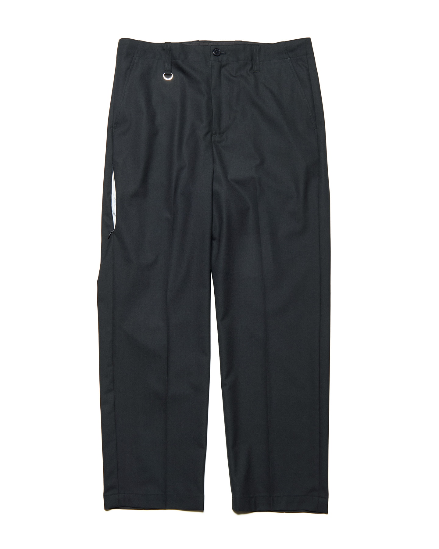 SOPH. | STRETCH WOOL SIDE POCKET TAPERED PANTS(3 (L) BLACK):