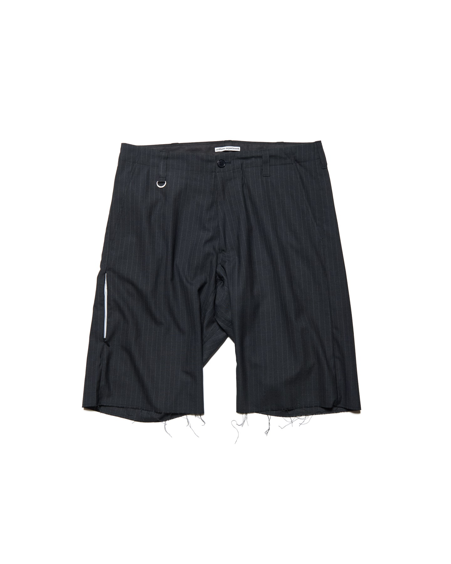 SOPH. | STRETCH WOOL CUT-OFF SHORTS(1 (S) A (BLACK STRIPE)):