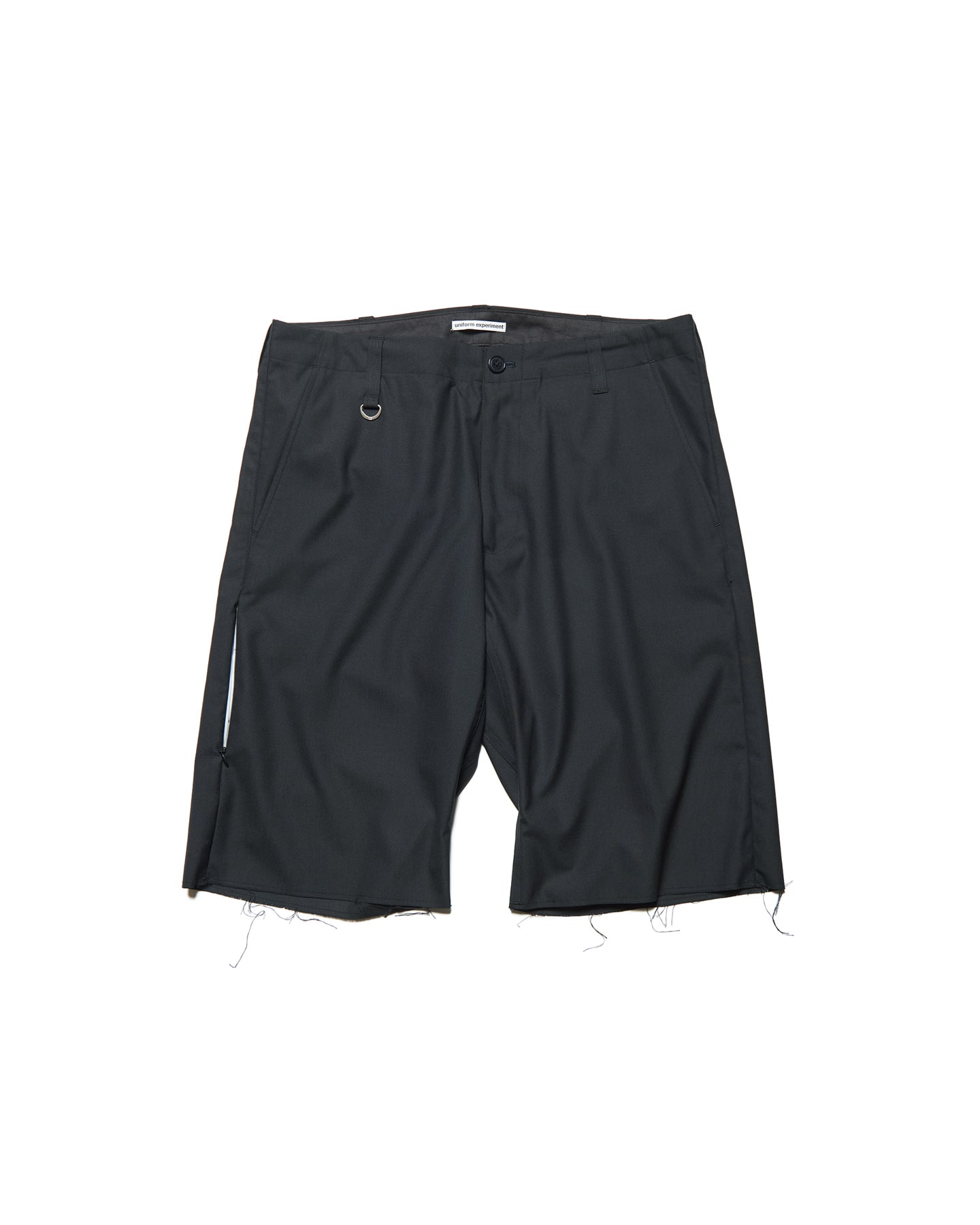 SOPH. | STRETCH WOOL CUT-OFF SHORTS(2 (M) BLACK):