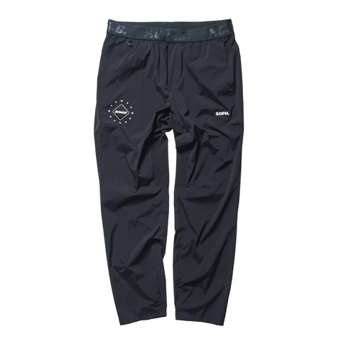 SOPH. | STRETCH LIGHT WEIGHT EASY TAPERED PANTS(M BLACK):