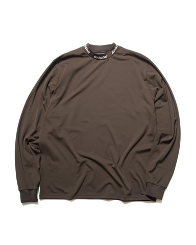 SOPH. | WINDPROOF NECK LOGO L/S BAGGY TOP(M BROWN):