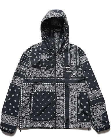 定価約2万円・新品【F.C.R.B./SOPH.】バンダナ柄 半袖ポロシャツ ストレッチ SUNSCREEN バンダナ総柄半袖ポロシャツ(半袖シャツ