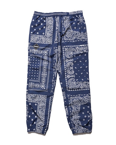 SOPH. | BANDANA NYLON EASY PANTS(M BLACK):