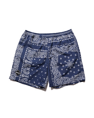FCRB BANDANA NYLON EASY PANTS BLACK 最安 M パンツ BANDANA NYLON EASY PANTS FCRBー