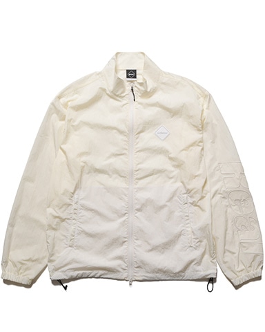 SOPH. | BIG LOGO NYLON STAND COLLAR BLOUSON(XXL OFF WHITE):