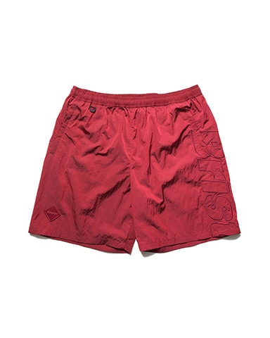 SOPH. | BIG LOGO NYLON EASY SHORTS(M OFF WHITE):