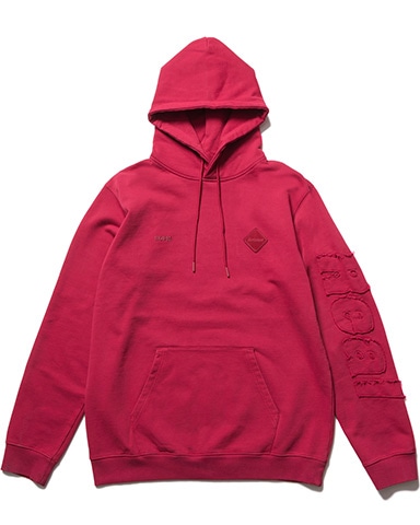 SOPH. | CUT-OFF LOGO SWEAT HOODIE(M BLACK):