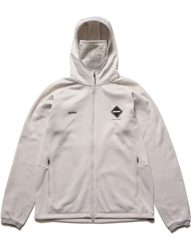 SOPH. | STRETCH FLEECE GAITER HOODIE(M LIGHT GRAY):