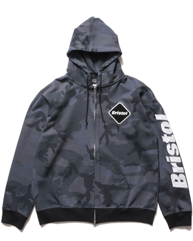 SOPH. | SLEEVE LOGO ZIP-UP SWEAT HOODIE(M BLACK):