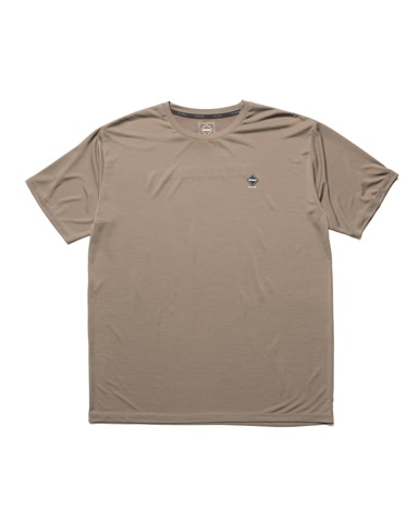 SOPH. | REFLECTIVE LOGO TECH DRY TEE(S GREIGE):