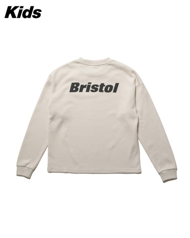 SOPH. | TECH WAFFLE TEAM CREWNECK TOP(M (120 - 130) OFF WHITE): 
