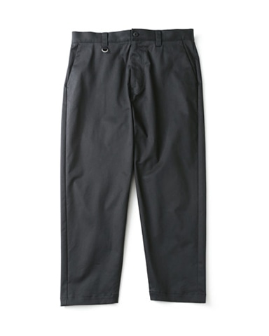 SOPH. | STRETCH CHINO WIDE CROPPED PANTS(M BLACK):