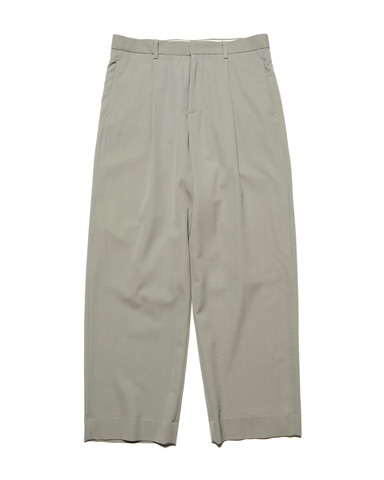 SOPH. | WASHER WOOL RELAX-FIT TUCK SLACKS(2 (M) BLACK):
