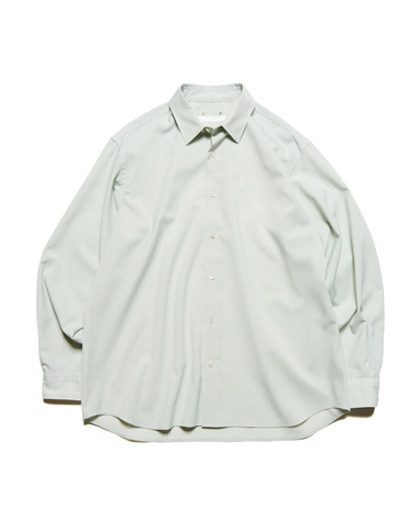 SOPH. | HIGH-TWIST POPLIN RELAX-FIT SHIRT(2 (M) LIGHT GREEN):