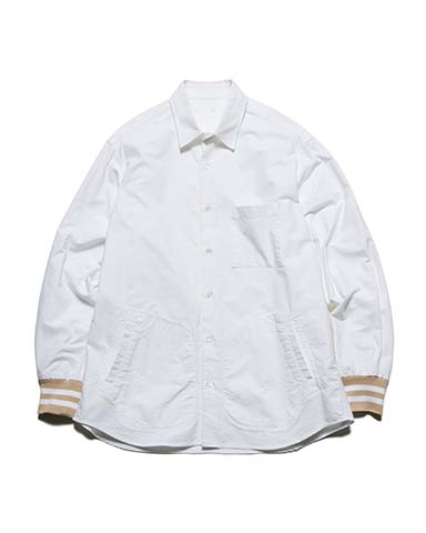 SOPH. | CHECK PANELED B.D SHIRT(2 (M) WHITE):