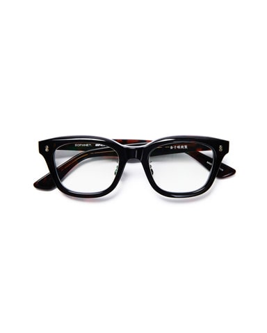 SOPHNET. 2015AW 金子眼鏡 備長炭 GLASSES BROWN SOPH. | BINCHOTAN GLASSES(FREE BROWN):