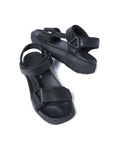 SOPH. | ONWUAD LEATHER SANDALS(26.5cm BLACK):
