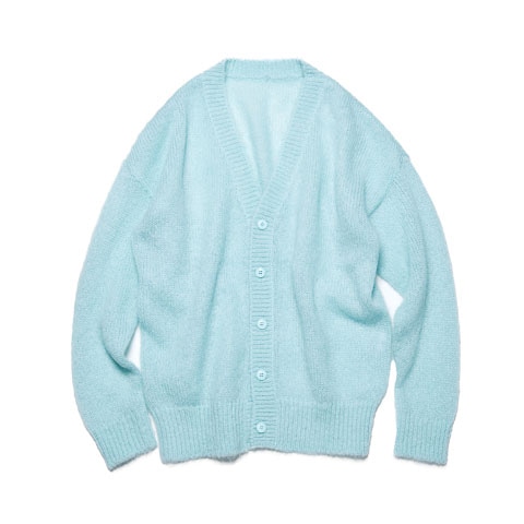 SOPH. | MOHAIR KNIT CARDIGAN(2 LIGHT BLUE):