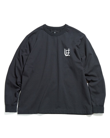 SOPH. | AUTHENTIC LOGO L/S WIDE TEE(2 NAVY):