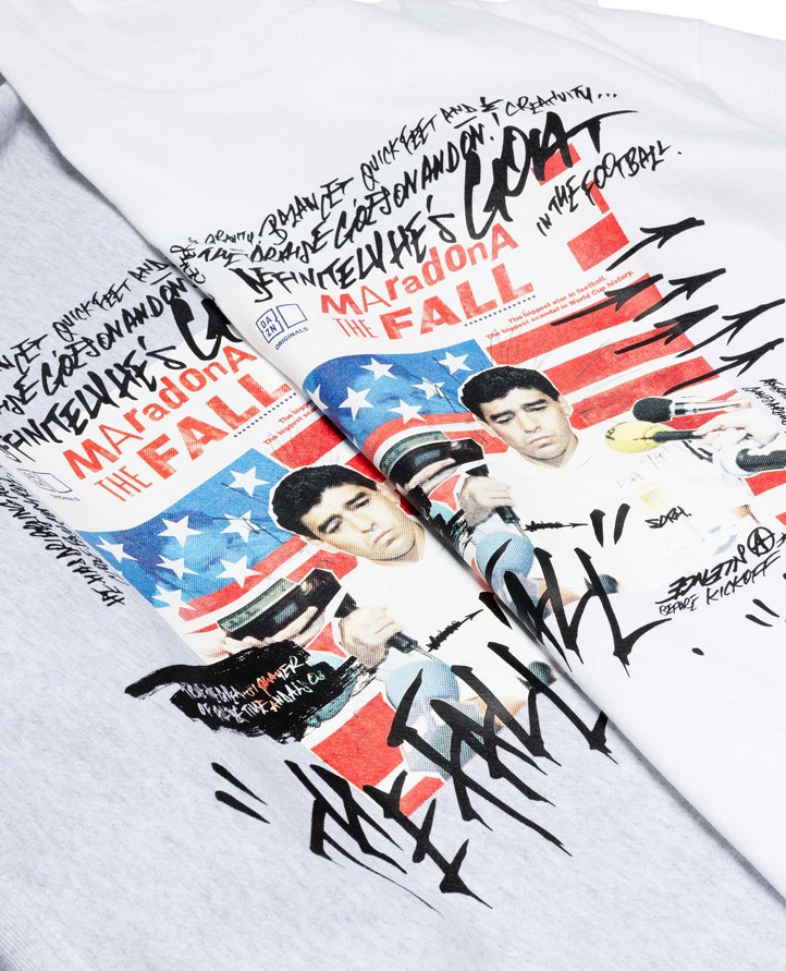 SOPH. × DAZN MARADONA THE FALL TEE SOPH. | MARADONA : THE FALL
