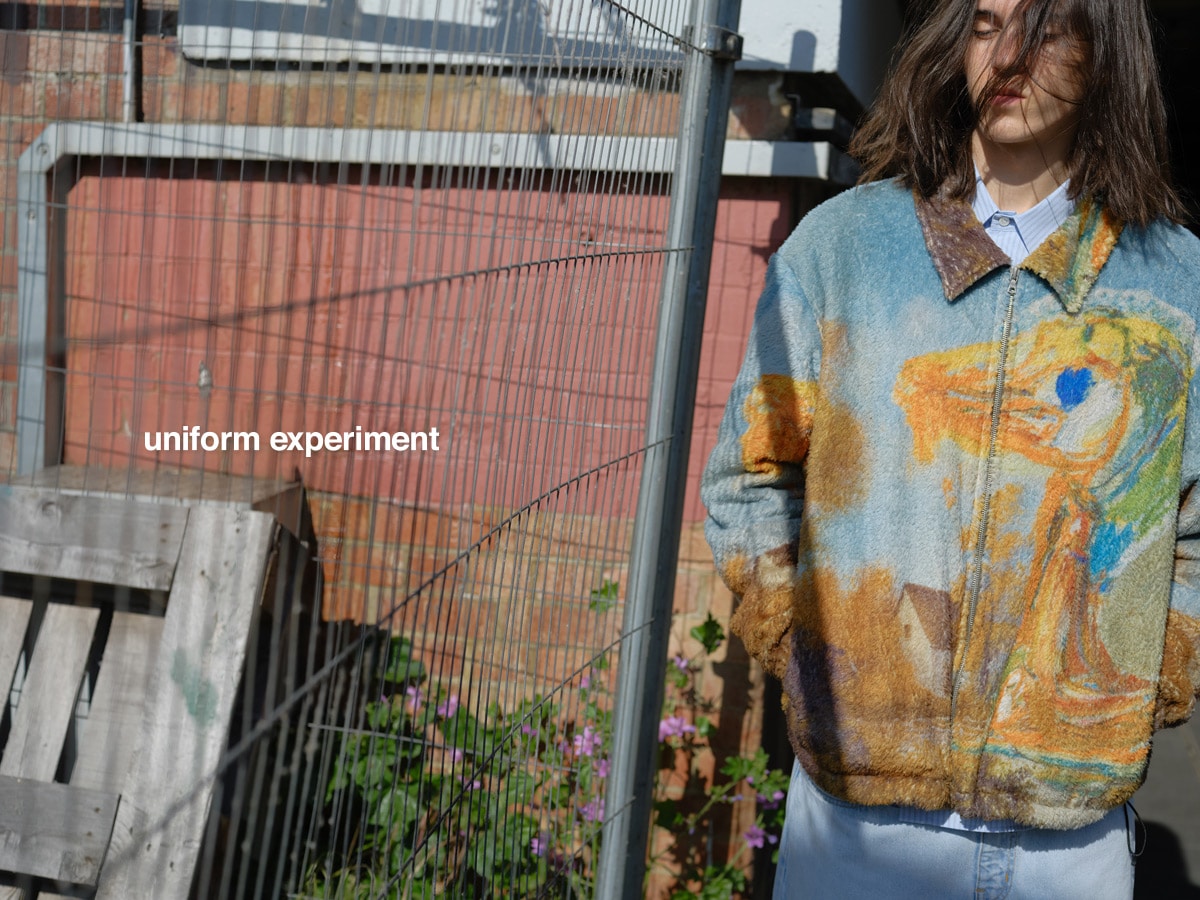 ユニフォームエクスペリメント　ダッフルコート　sizeM フェイクウールオーバーサイズダッフルコート【大きいサイズ